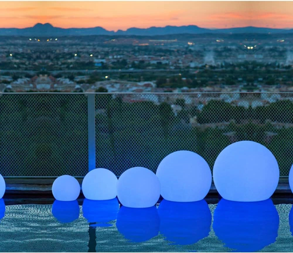 Newgarden LUMBL040FTNW Buly 40 Lampada Sfera LED Solare Galleggiante IP68 RGBW 1W 40 cm colore Bianco