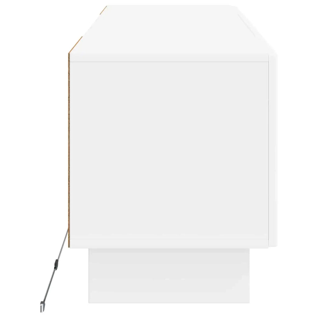 Mobile TV LED Bianco Lucido Legno ingegnerizzato 896029