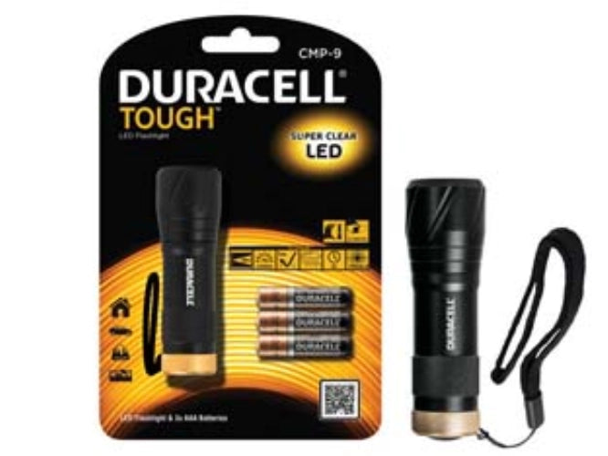 Torcia led tough compact cmp-9 - ø mm.32x100h. - mt.88 - 6 ore - 70 lumen Duracell lighting