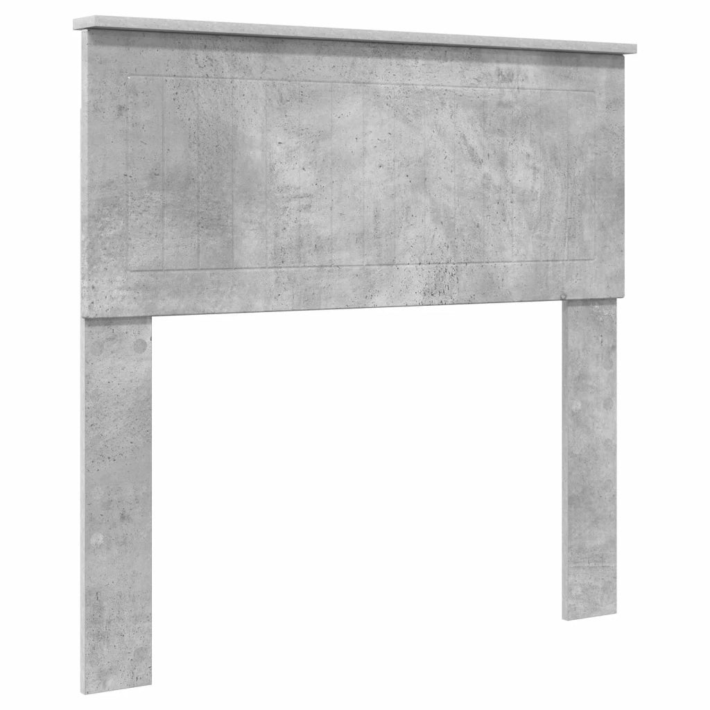Struttura del letto con testiera Grigio cemento 90 x 200 cm 3410943
