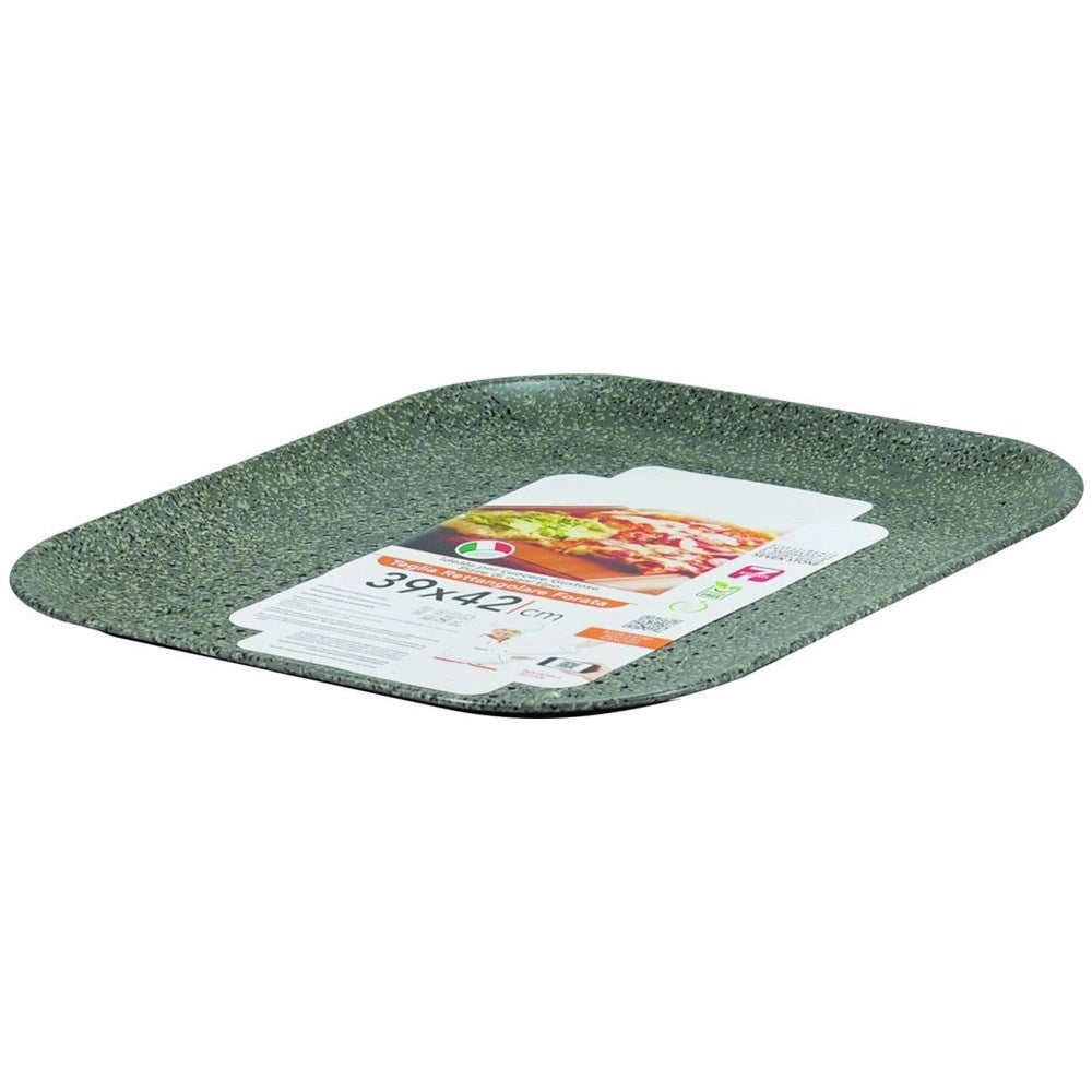 Trade Shop - Teglia Pizza Forata Ruoto In Alluminio Con Rivestimento Antiaderente In Varie Forme -