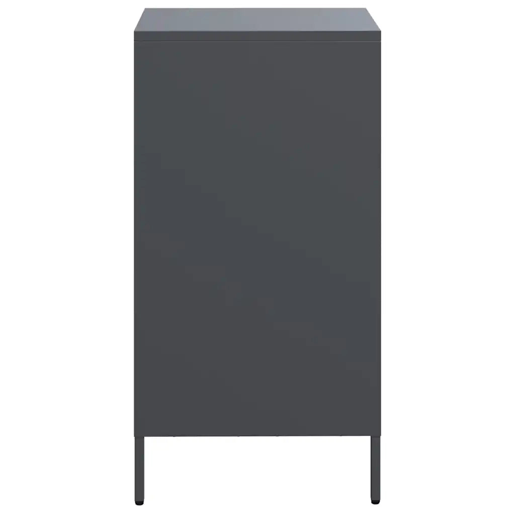 Credenza Antracite 35x39x73,5 cm in Acciaio Laminato a Freddo 851354