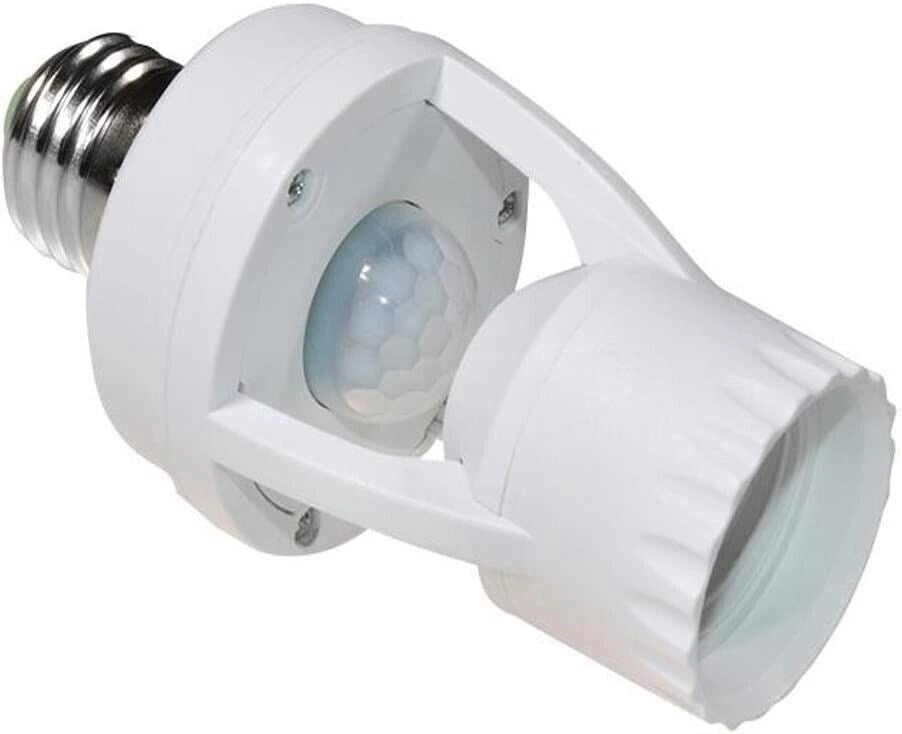 Portalampada E27 con sensore di movimento 360 rilevatore presenza per lampadine