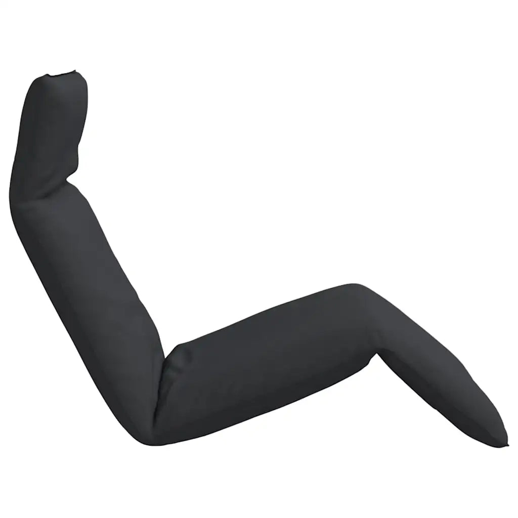 Lettino Pieghevole Nero 175x54x8,5 cm in Tessuto Oxford 4019753