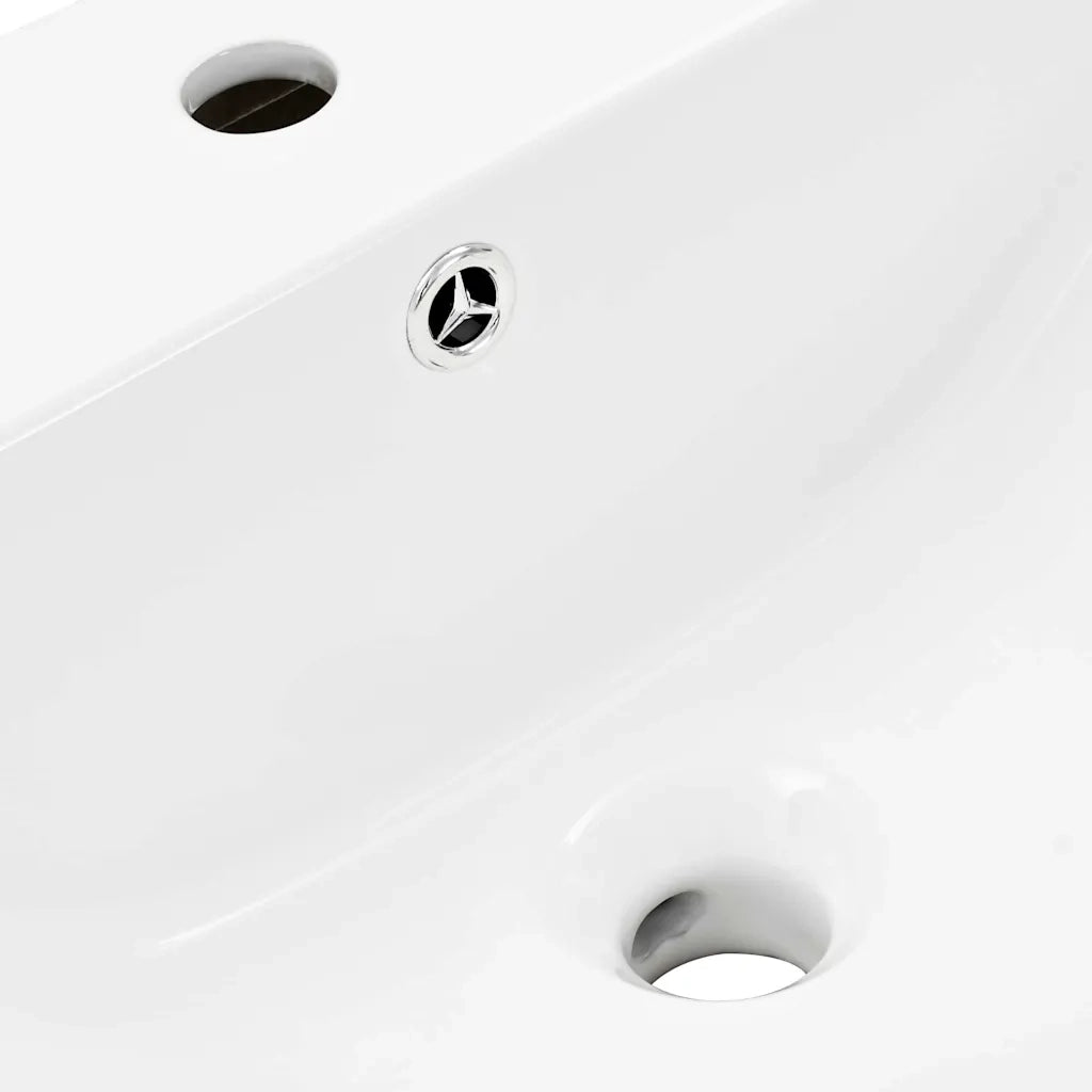 Lavabo Bianco 56 x 48 x 42 cm Ceramica Smaltata