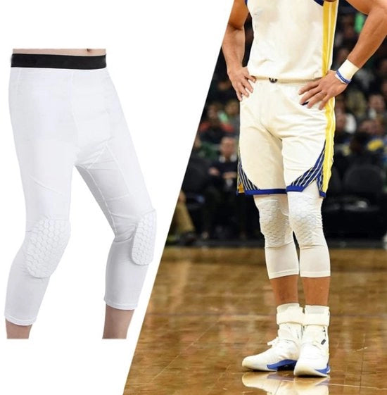 Protezione ginocchia unisex - Antiscivolo - Tessuto microfibra - 2 pezzi - Per basket/pallavolo - Leggero e confortevole - Ginocchiere