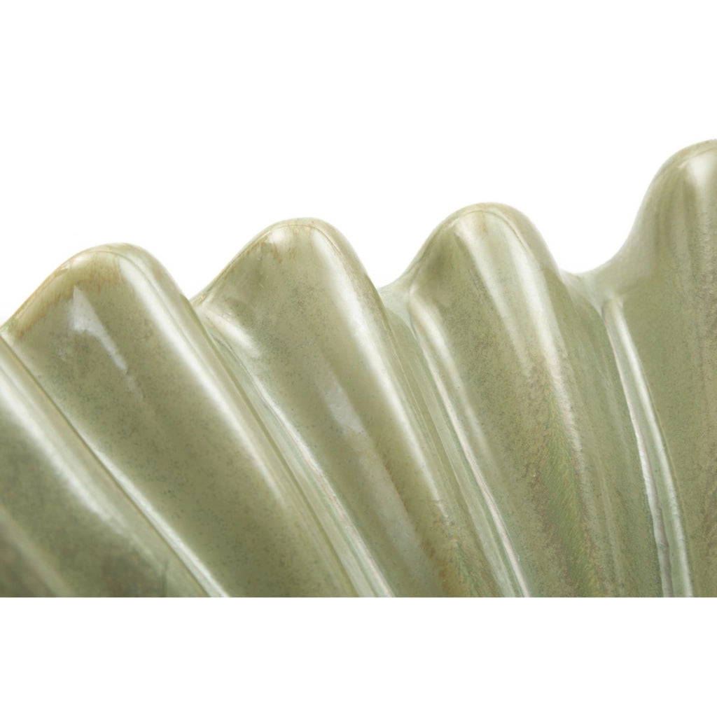 Vassoio VKH856, Verde, Ceramica, 33x33x14,5 cm