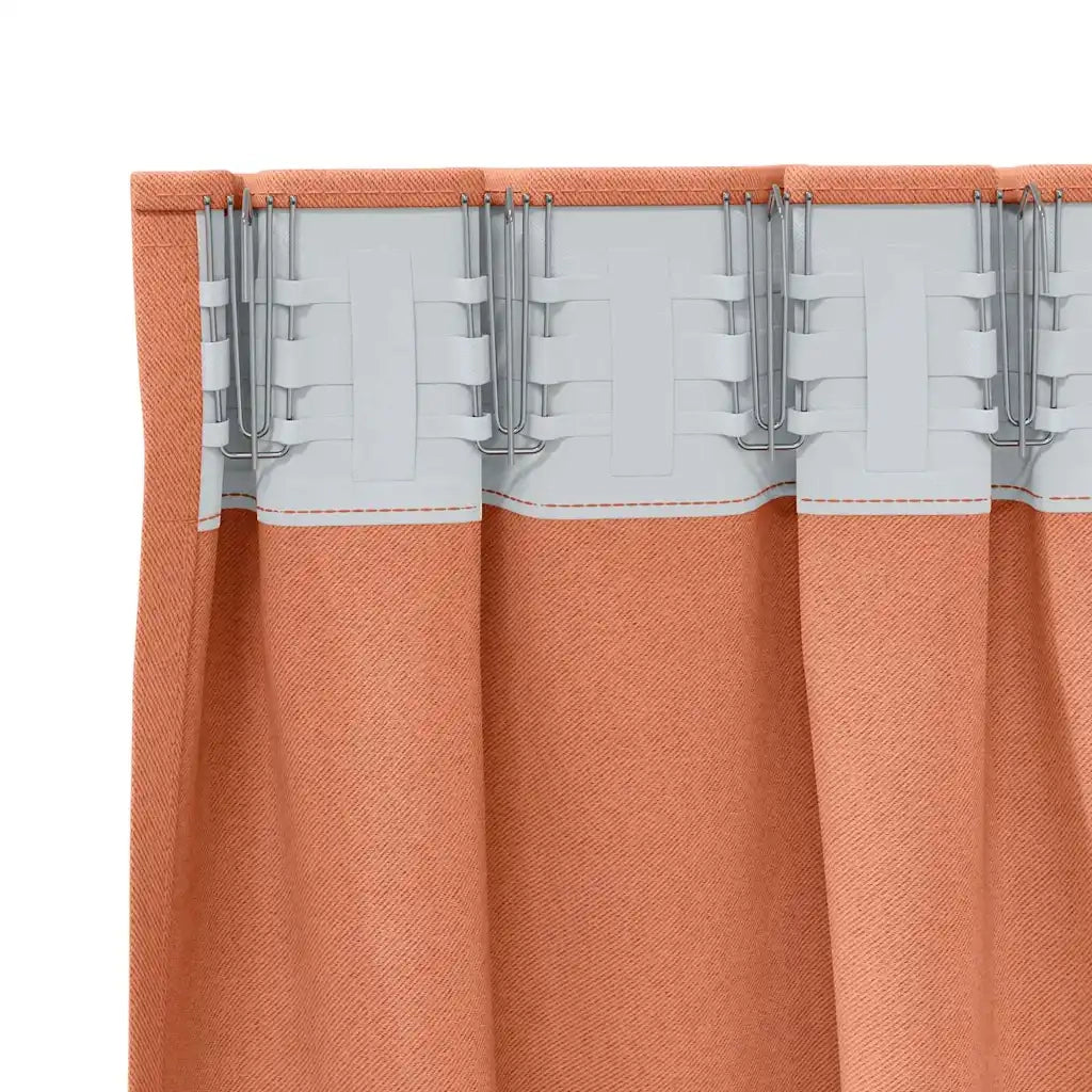 Tende Blackout con Anelli 2 pcs Terracotta 260 x 140 cm 4107527