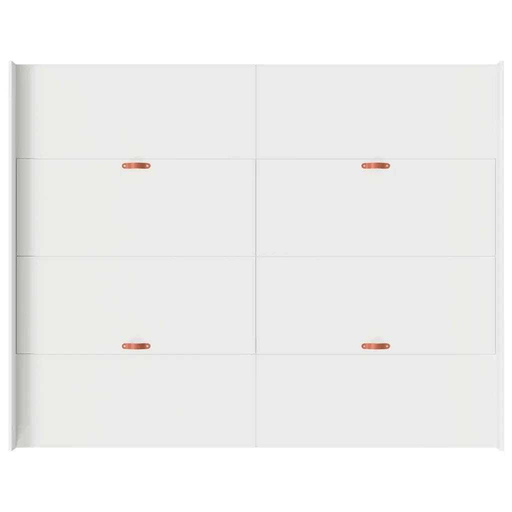 Struttura letto con contenitore Bianco 135 x 190 cm 3335317