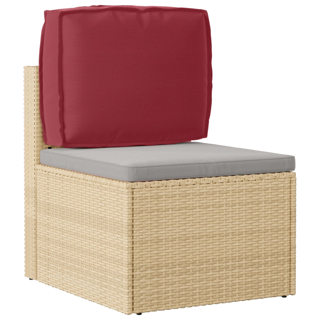 Cuscino per schienale Rosso vino 50x40x12 cm in tessuto Oxford