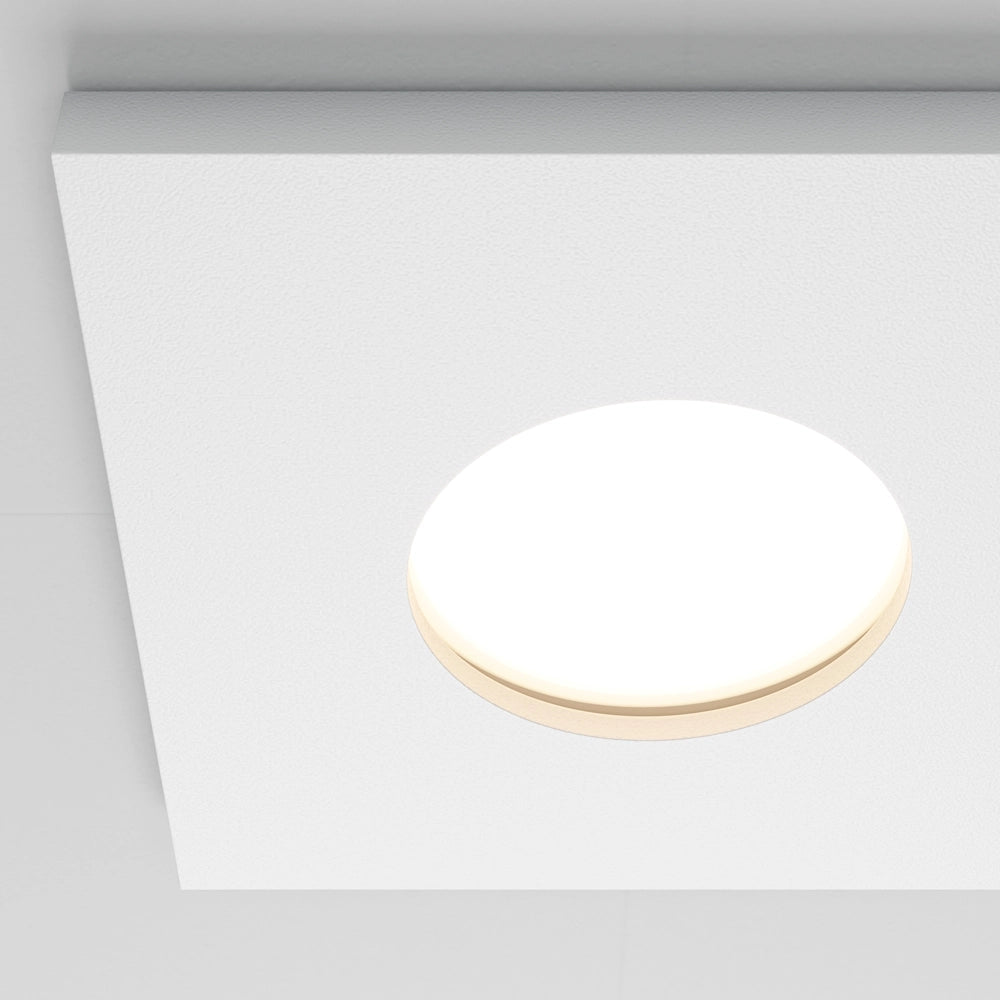 Faretto incasso Maytoni Stark quadrato bianco IP65 GU10