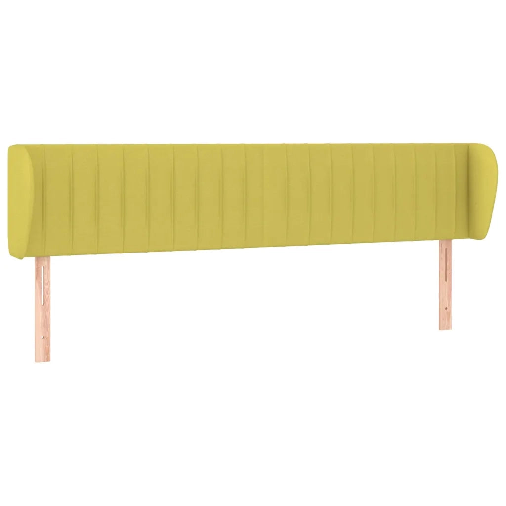 Testiera ad Orecchio Verde 203x23x78/88 cm in Tessuto