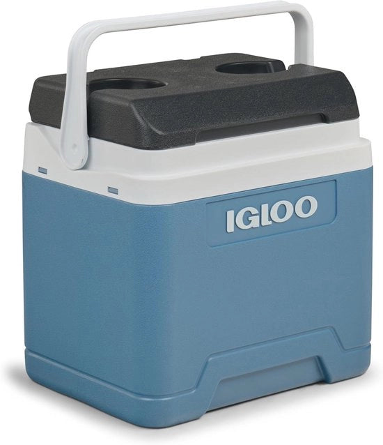 Scatola di Raffreddamento Passiva 24L - Blu Ghiaccio - Scatola Termica per Tempo Libero, Lavoro e Campeggio