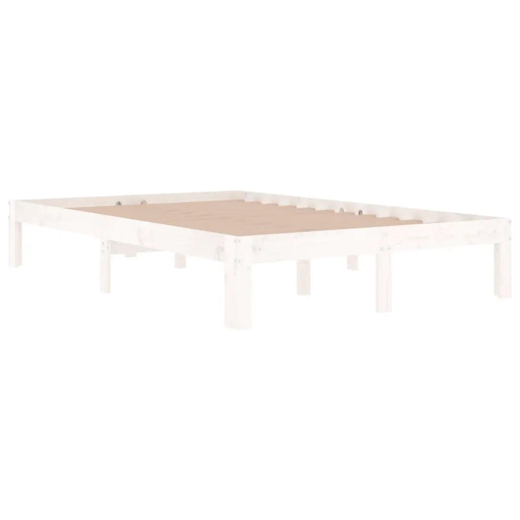 Giroletto Bianco Legno Massello 120x190cm 4FT Small Double cod mxl 61057