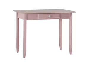 Scrivania 1 cassetto legno laccato rosa 99x61x80 (2220) - Mobili 2G