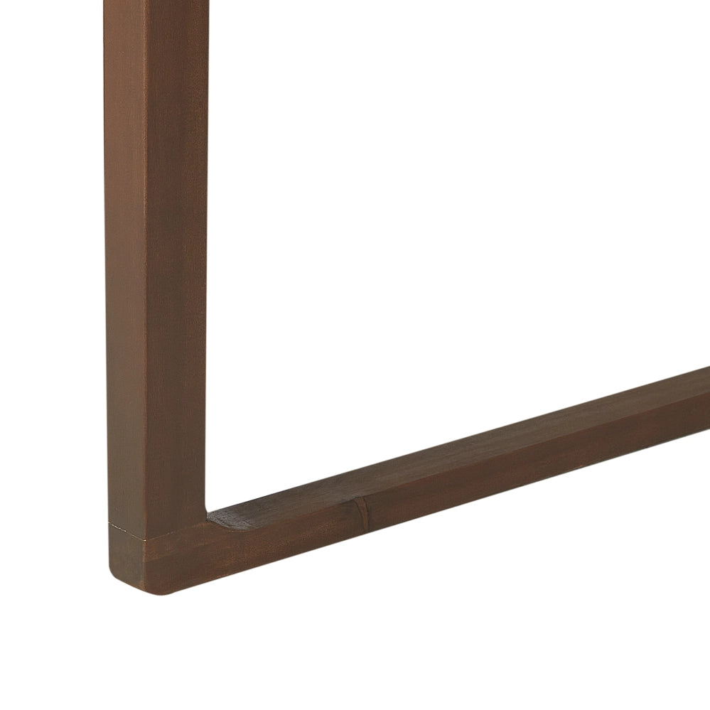 Set da pranzo da giardino 9 pezzi in legno di acacia chiaro 8 sedie con cuscini di seduta strisce blu navy e bianche