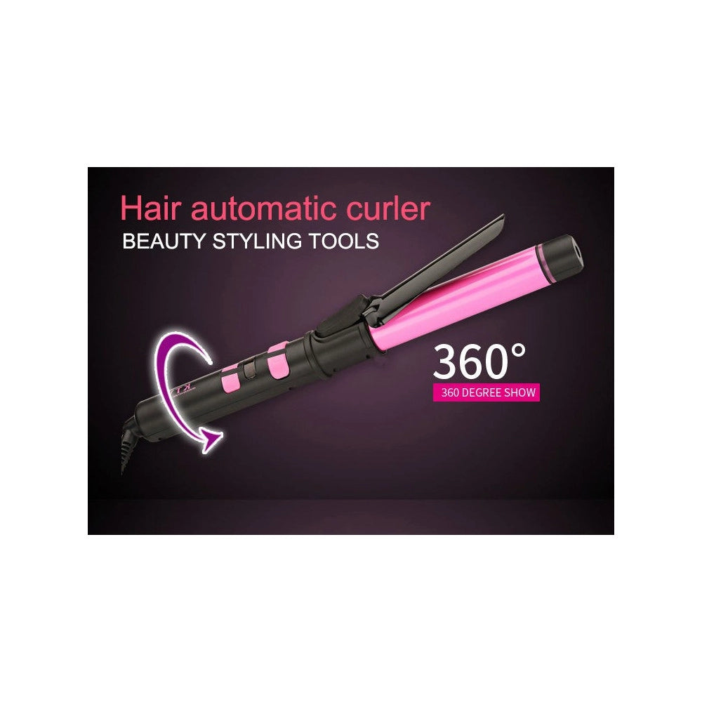 Trade Shop - Piastra Per Capelli Rotante In Ceramica Professionale 35w Liscio Ricci 2 In 1 -