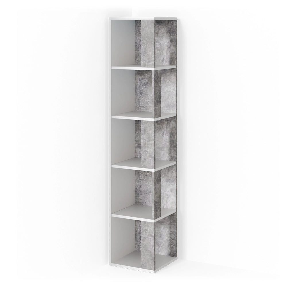 Vicco Scaffale angolare Calcestruzzo 33.3 x 162.2 cm