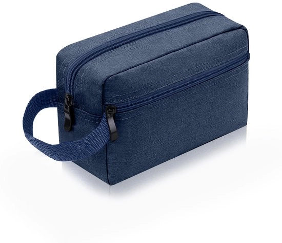 Borse per Bagno Uomini, Borse per Bagno Donne Grande, Borse per Bagno Uomini, Borsa Cosmetica con Cerniera Doppia, Borse per Bagno per Accessori Bagno