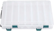 Scatola per l'asciugatura del pesce - Capacità grande - Scatola a doppia faccia - Contenitore in plastica - Etui leggero - Scatola per pesce con fori di drenaggio - Accessorio portatile