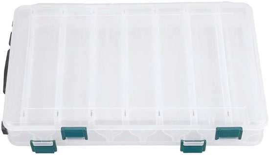 Scatola per l'asciugatura del pesce - Capacità grande - Scatola a doppia faccia - Contenitore in plastica - Etui leggero - Scatola per pesce con fori di drenaggio - Accessorio portatile