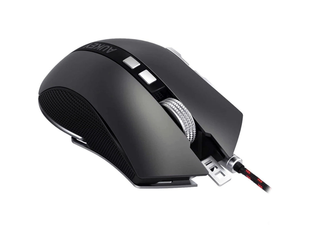 Mouse Gaming Cablato USB con 8 Pulsanti Programmabili, Sensore Ottico fino a 4000 DPI e LED RGB per PC Desktop e Laptop