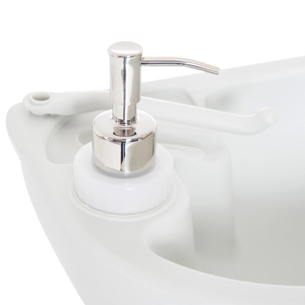 Lavabo Portatile con Tanque Recupero Acqua 17L ¨C Zephmum ¨C Grigio 83x50x103 cm