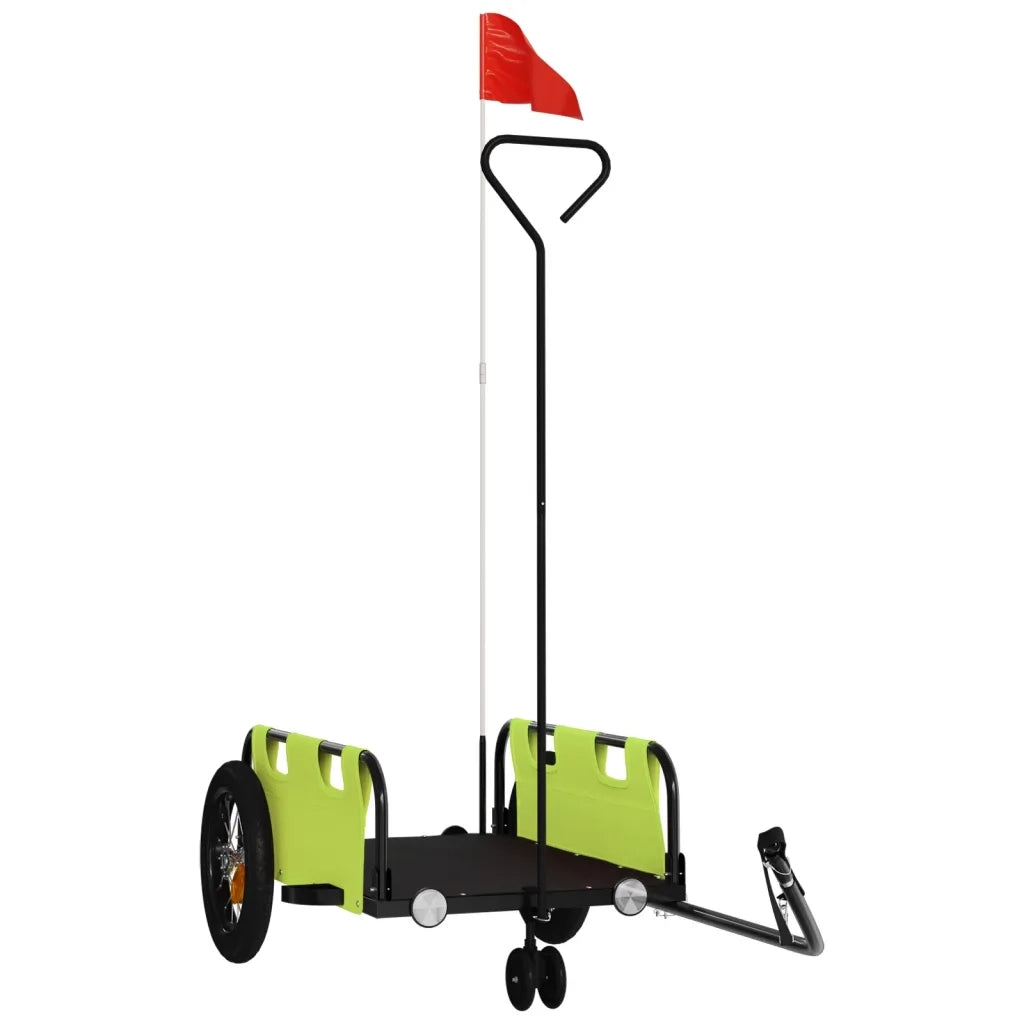 Rimorchio da Bici Verde Oxford e Ferro CFW4362641