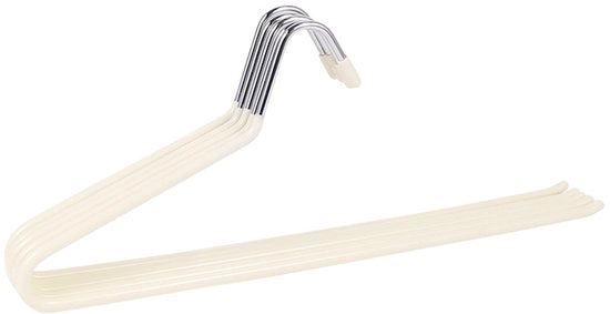 Set di 5 Applicazioni per Risparmiare Spazio per Pantaloni - Applicazioni Antiscivolo in Metallo per Pantaloni e Jeans