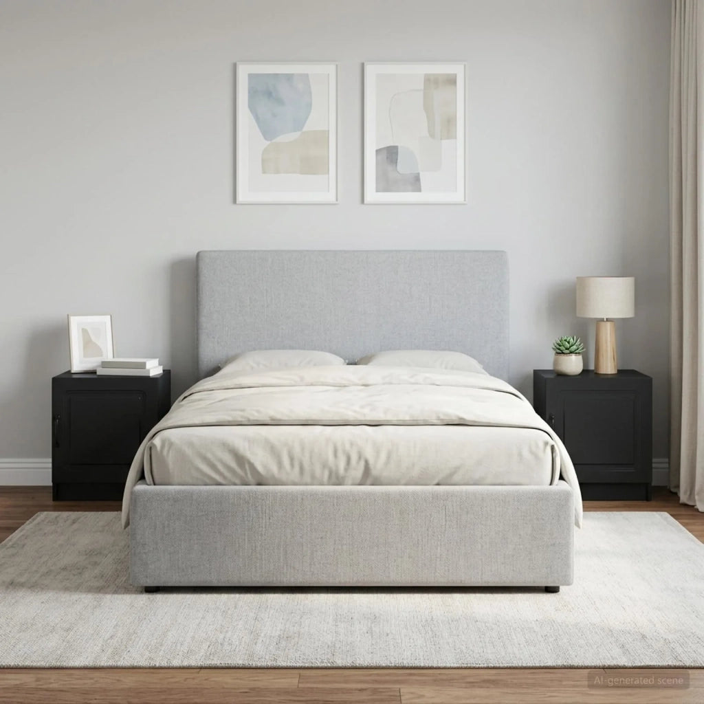 Armadio da Notte 2 pz Nero 43 x 34,5 x 47 cm 895718
