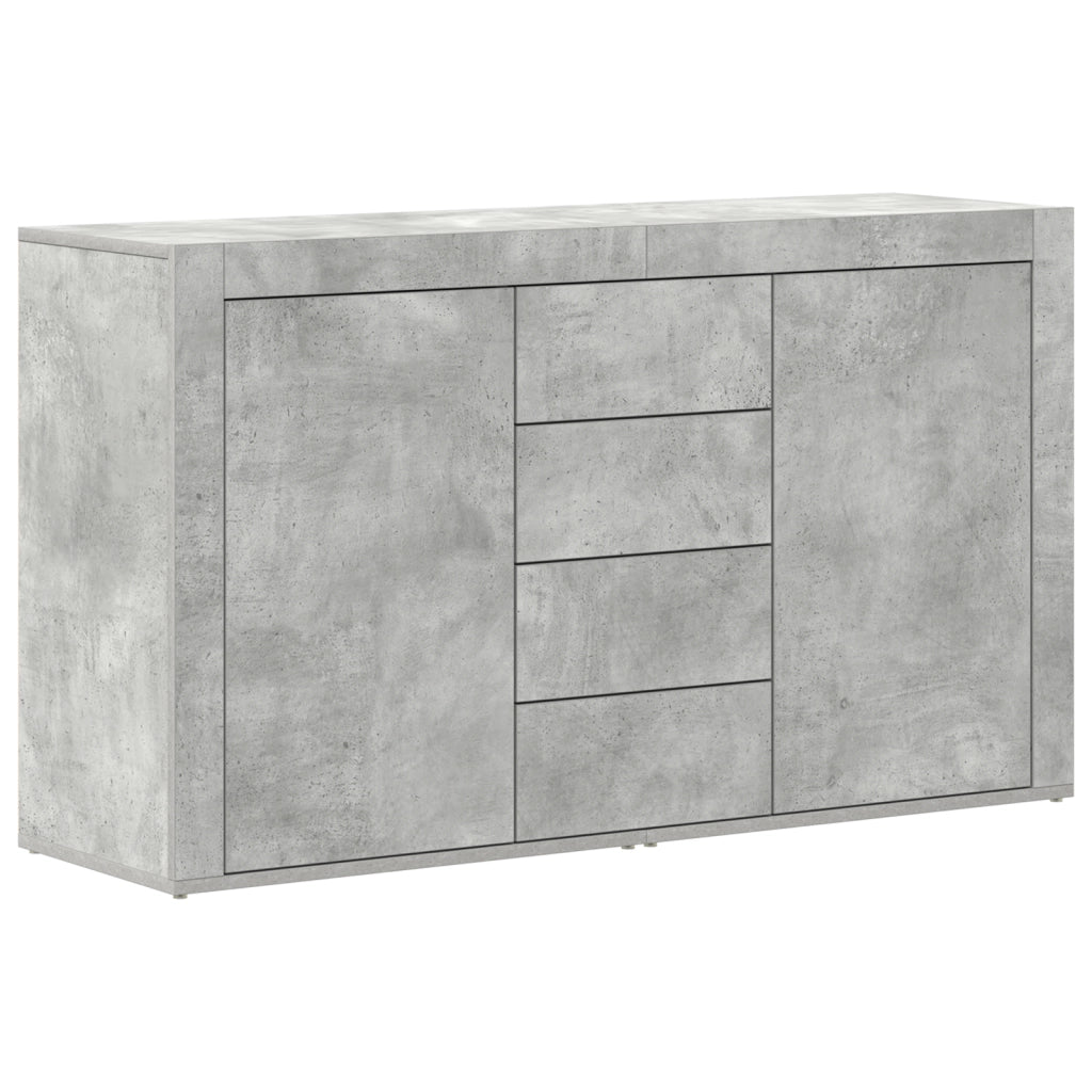 Credenza  Grigio Cemento Legno Ingegnerizzato 120 x 36 x 69 cm