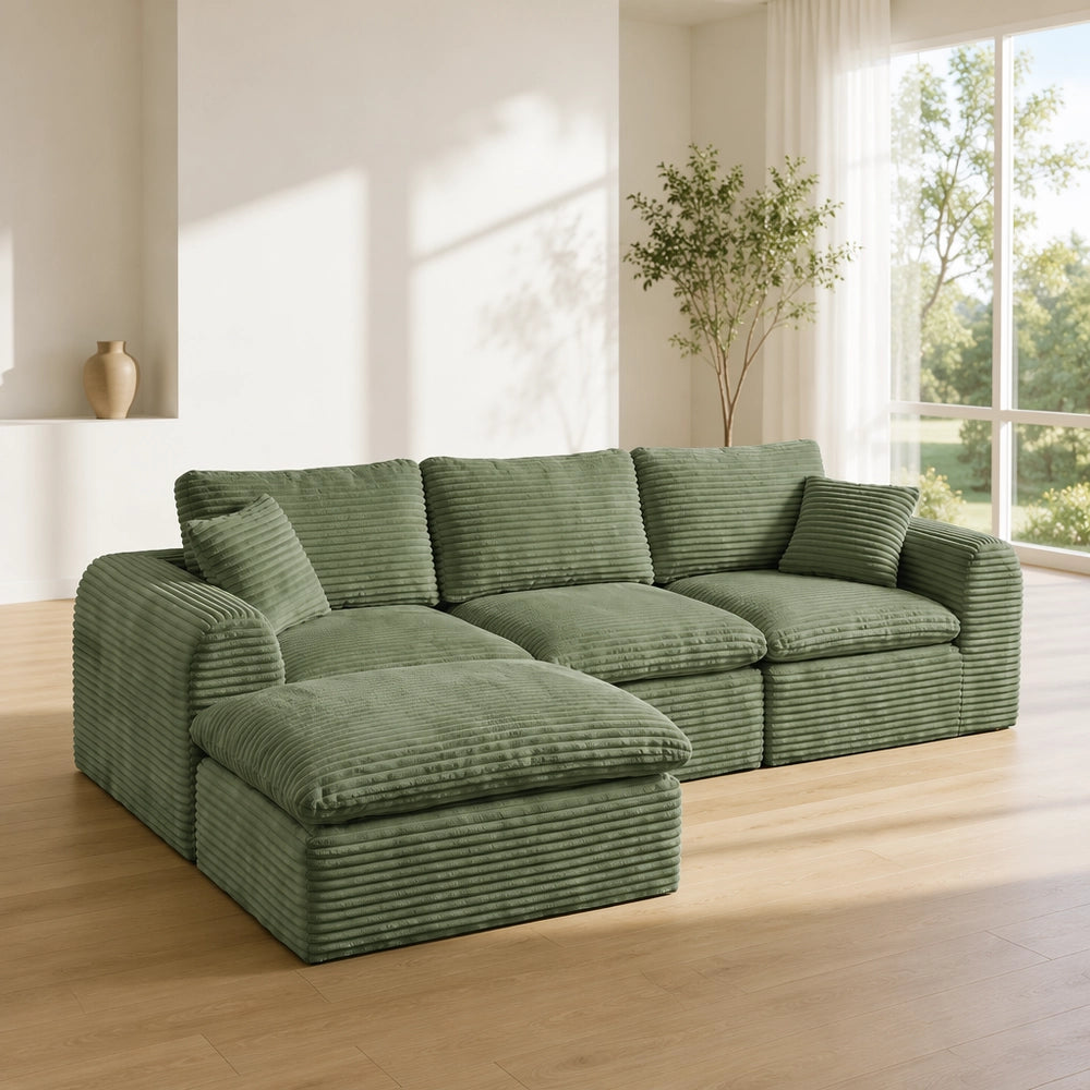 Divano letto 3 in 1 ¨C Minimal ¨C Tessuto, modulo componibile