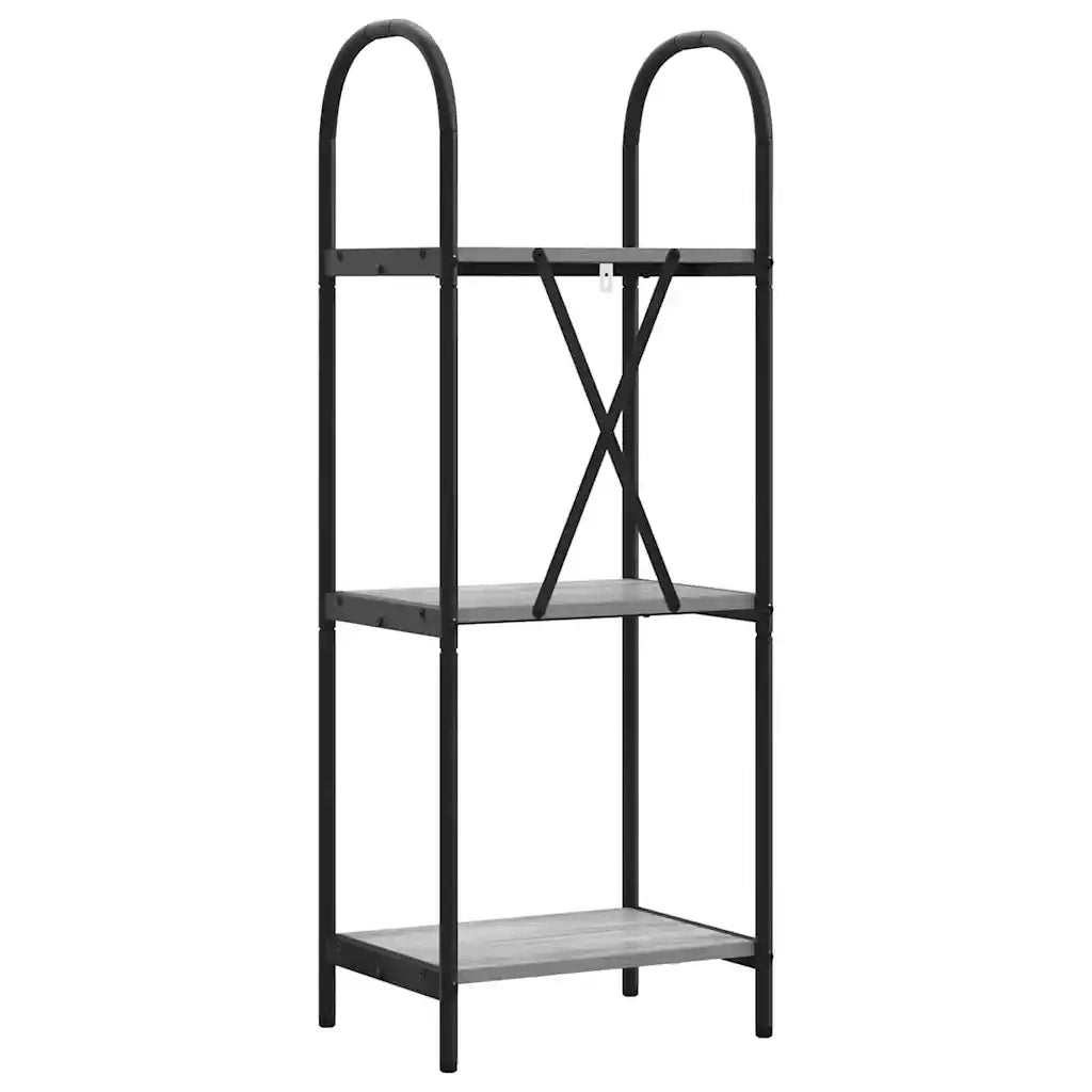 Libreria Grigio Sonoma 40 x 30 x 109 cm Legno multistrato 879938