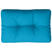 Cuscino per pallet | Cuscini per sedie Blu Chiaro 50x40x12 cm in Tessuto