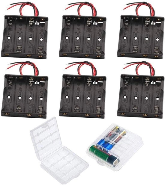 Batteria 6 celle - Contenitore di protezione - Scatola per accumulatori da 6 celle - Protezione