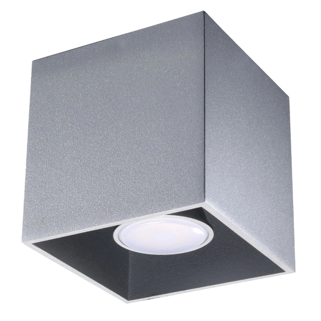 Faretto soffitto TETRIS 1 luce grigio Pure Lume GU10