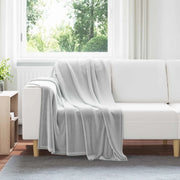 Coperte da Pile 6 pcs Grigio 130 x 150 cm Panno