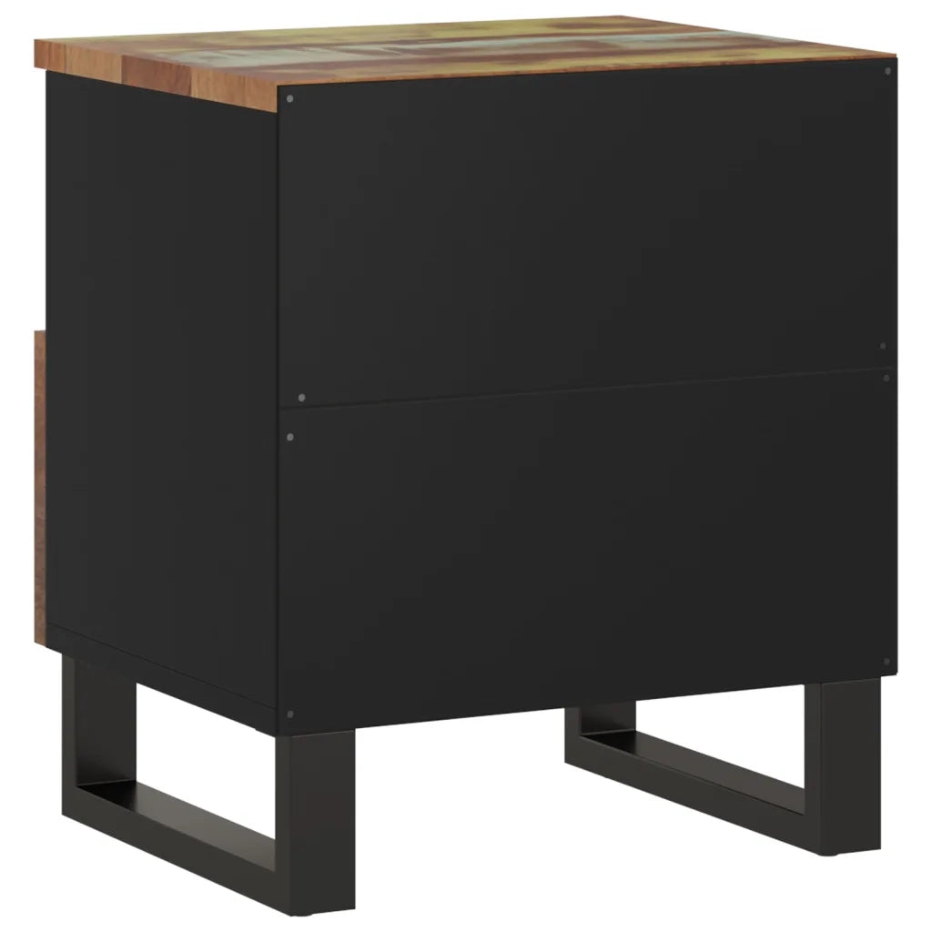 Comodini 2pz in Legno Massello di Recupero e Legno Multistrato cod mxl 30188