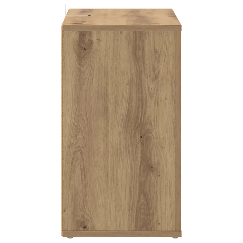 Credenza | Madia | Buffet da pranzo | Armadio da pranzo Rovere artigianale 80 x 30 x 53 cm Legno multistrato