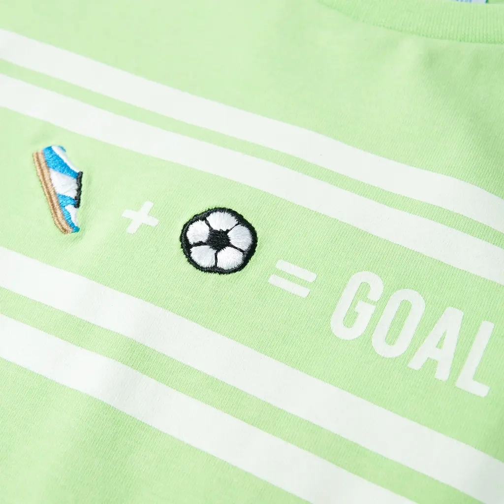 Maglietta per Bambini Verde Neon 128 12452
