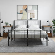 Comodini 2 pz-Set di 2 Tavolino da notte Rovere Marrone 50x41x65 cm in Legno Multistrato