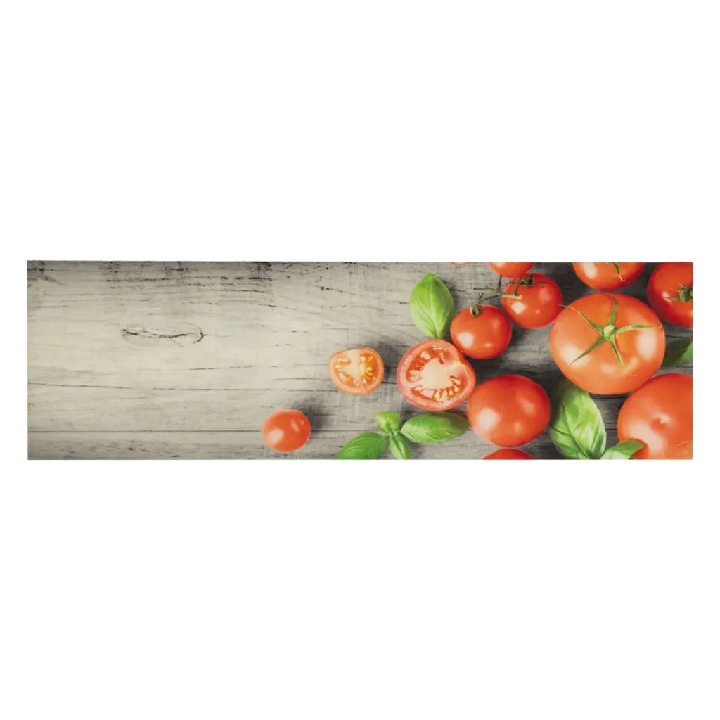 Tappeto da Cucina Lavabile Pomodori 45x150 cm in Velluto 4005620