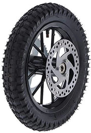 Sostituzione Piastra di Ruota - 12,5 x 2,75 Pollici - Superficie Antiscivolo - Adatto per 49cc Coolster - Montaggio Professionale - 100% Nuovo - Piastra di Ruota Motociclistica