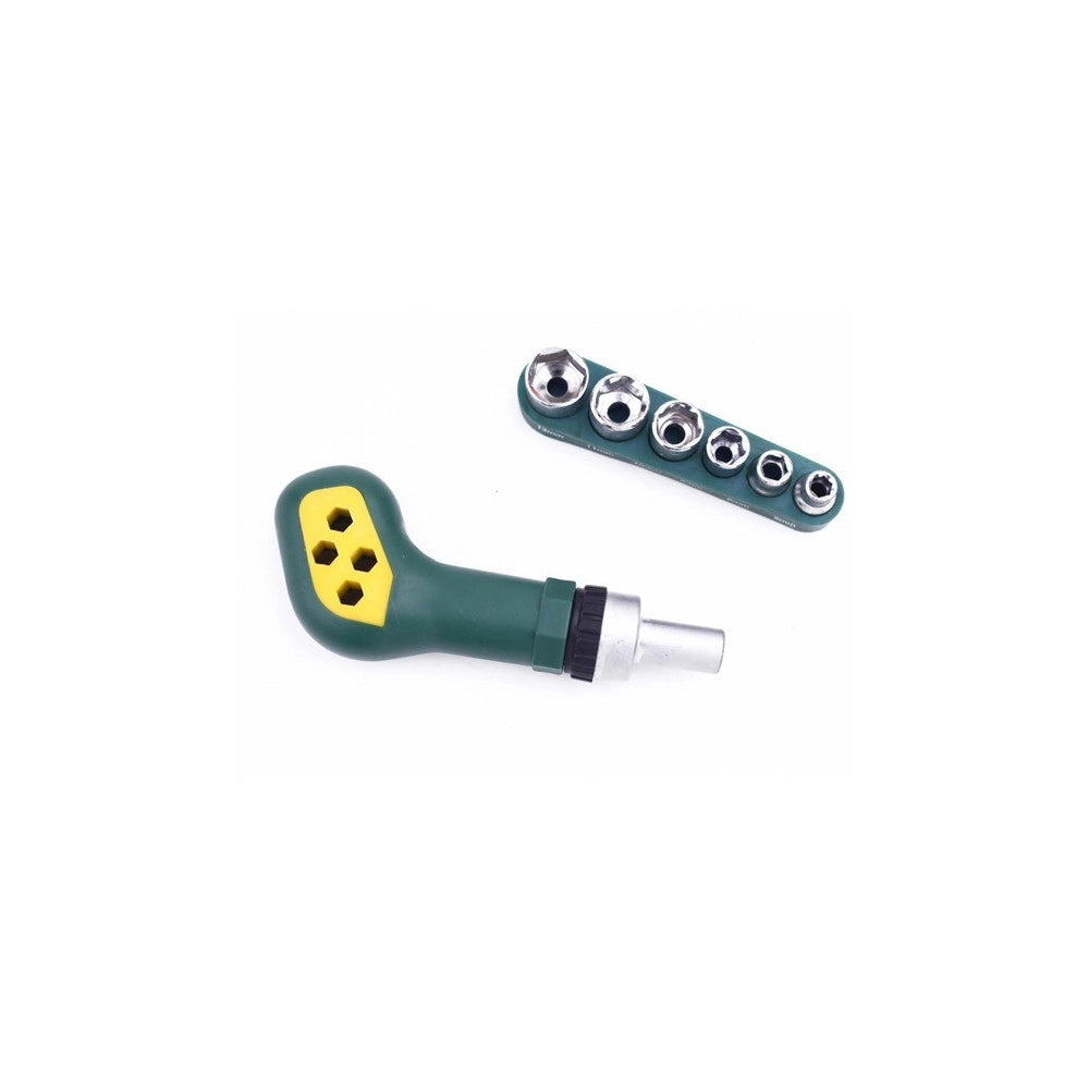 Trade Shop - Kit Set Cacciaviti Multifunzione 23 Pezzi Assortiti Cacciavite + Bussole -