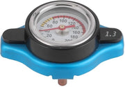 Termometro Radiatore a Lattina - Materiale di Alta Qualità - Senza Lavorazione - Misuratore di Temperatura - Gomma di Silicone - Automatico e Sigillante - Doppio con Liquido di Raffreddamento