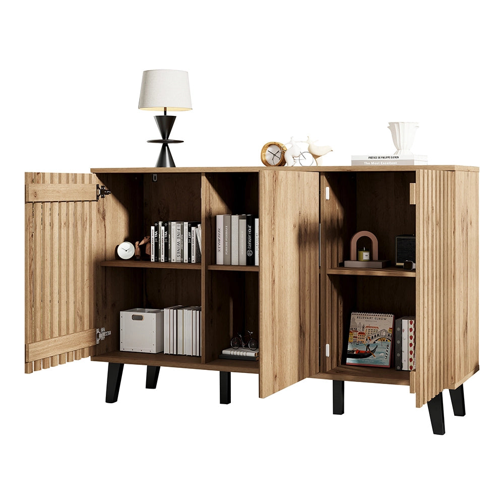 Mobile contenitore - Xylo - 150x40x95cm 3 porte/6 scomparti