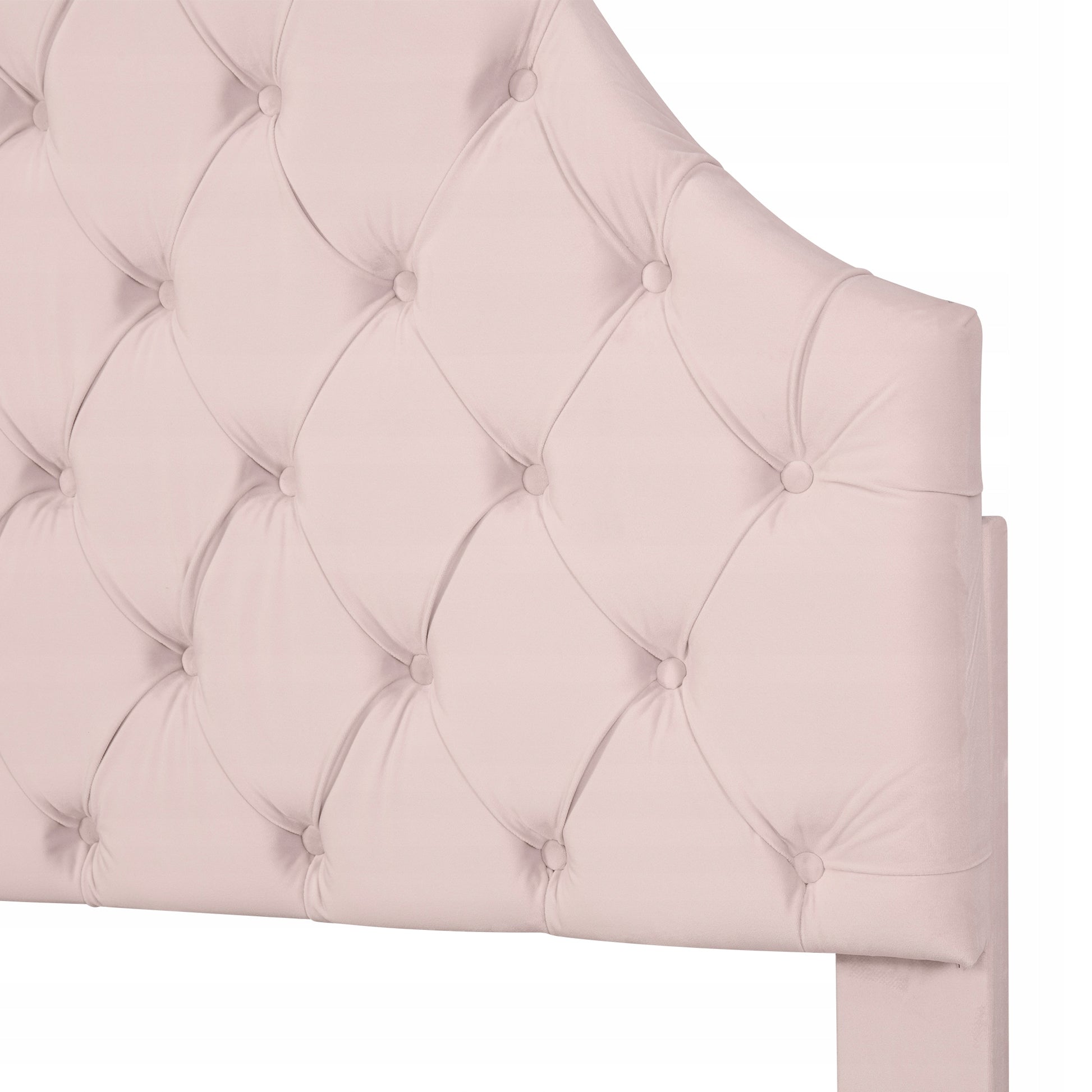 Letto singolo 90x200 - Xylo - Testiera regolabile rosa