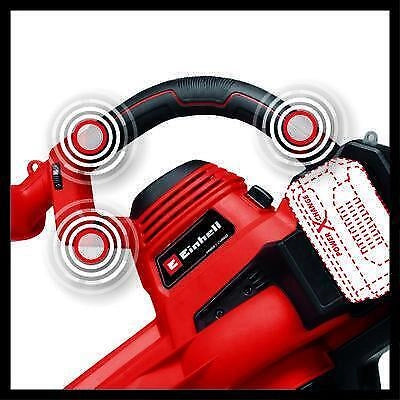 Einhell 3433630 GE-CL 36-230 Li E -Solo Soffiatore e Aspiratore per Foglie a Batteria 36 V 230 km-h 700 m³-h con Funzione Turbo Sacco 45 L colore Nero