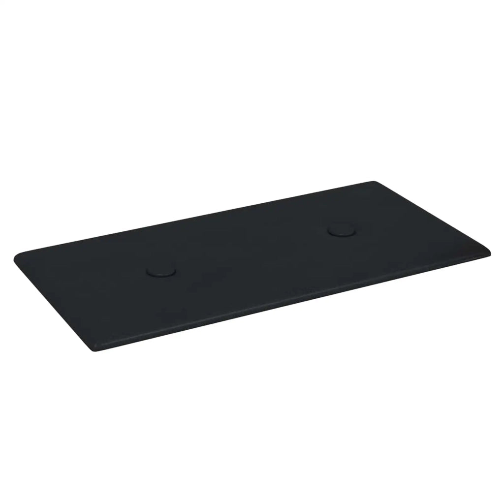 Testiera | Testata da Parete 12 pcs Nero 30 x 15 cm Pelle Sintetica