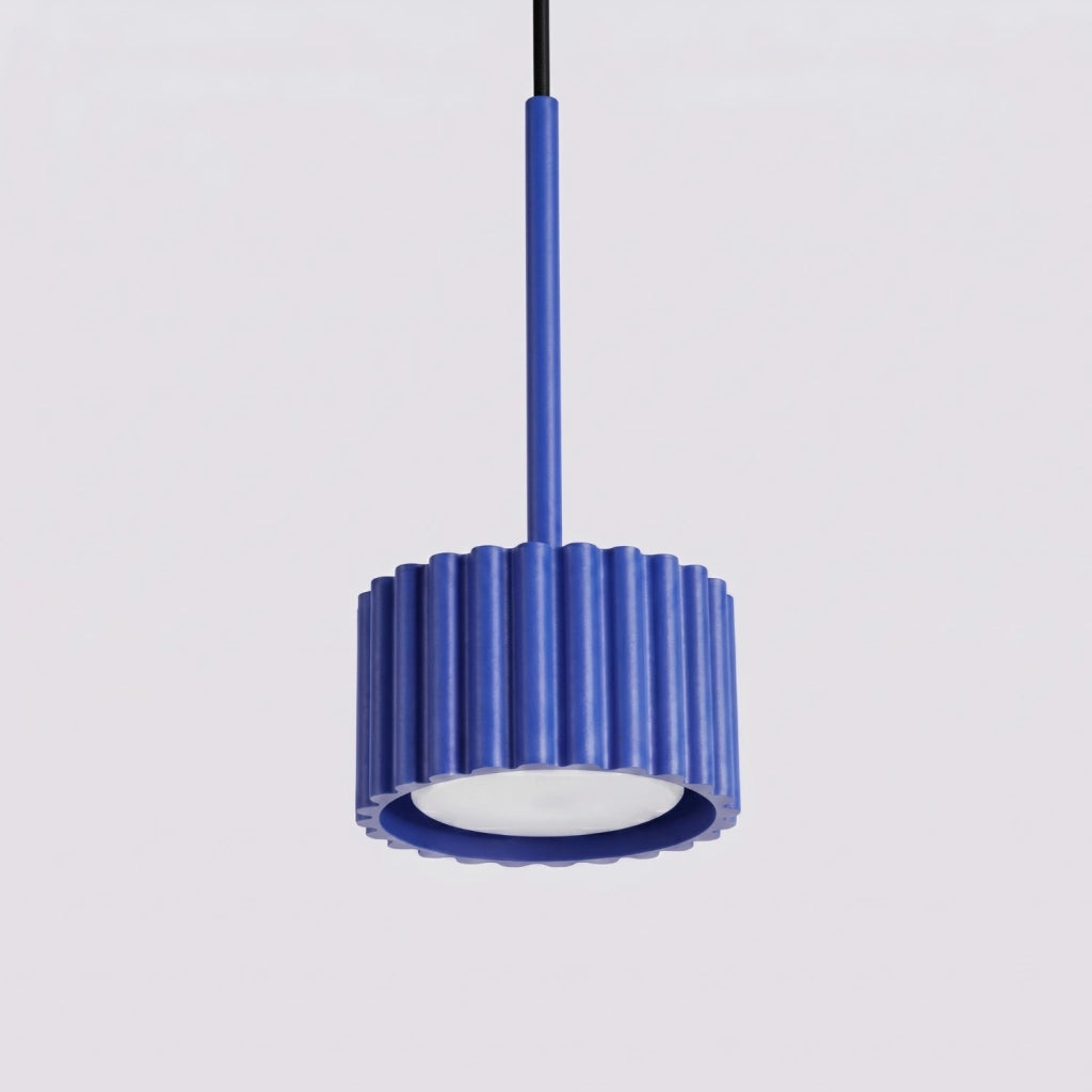 Lampada a sospensione AURA 1 oltremare Gx53